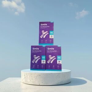 iSmile Teeth Whitening Strips - Coconut Oil -  3 Boxes (84 Strips) New Sealed